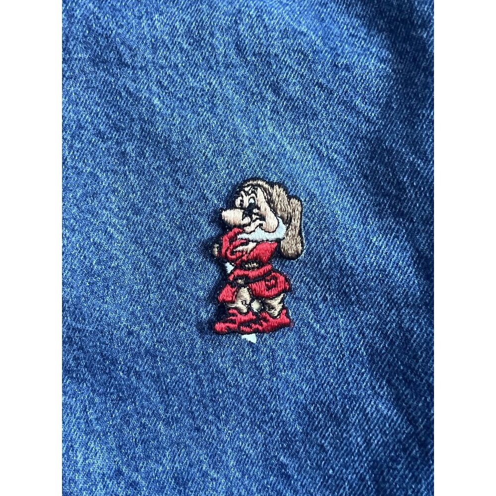 Vintage 1970s Walt Disney Productions Grumpy Sew-On Patch Snow White Dwarf